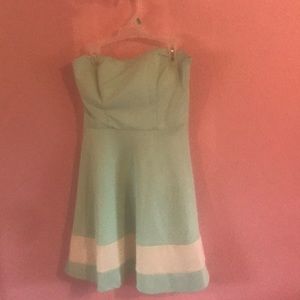 Mint green skater dress